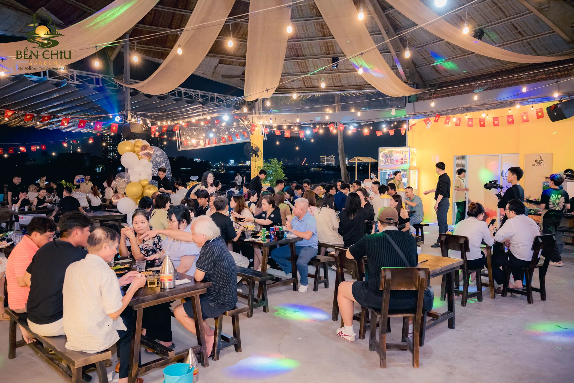 Không gian Bến Chiu Garden dành cho những đêm âm nhạc